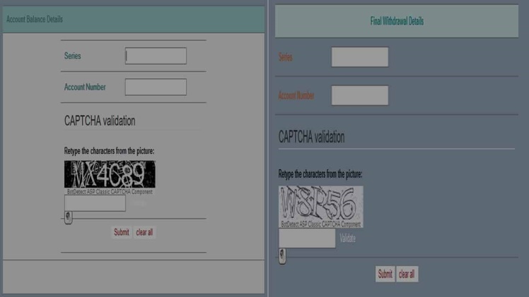 Andhra Pradesh GPF statement Balance Status